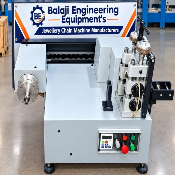 Gold & Silver Wire Flattening Machine